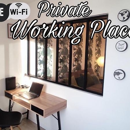 T4 Massy Tgv By Beds4Wanderlust - 80M2 Avec Terrasse Et Bureau - Proche Coulee Verte - Ideal Pro Ou Famille ภายนอก รูปภาพ