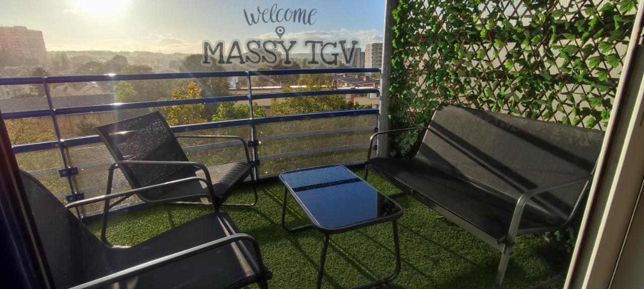 T4 Massy Tgv By Beds4Wanderlust - 80M2 Avec Terrasse Et Bureau - Proche Coulee Verte - Ideal Pro Ou Famille ภายนอก รูปภาพ
