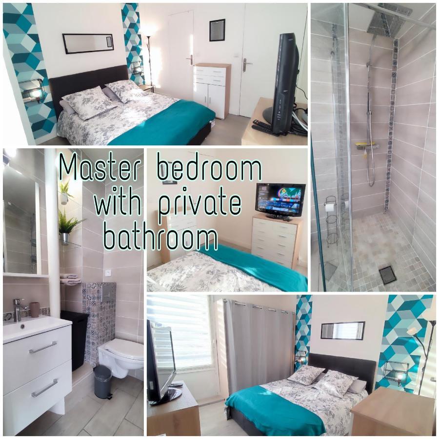 T4 Massy Tgv By Beds4Wanderlust - 80M2 Avec Terrasse Et Bureau - Proche Coulee Verte - Ideal Pro Ou Famille ภายนอก รูปภาพ